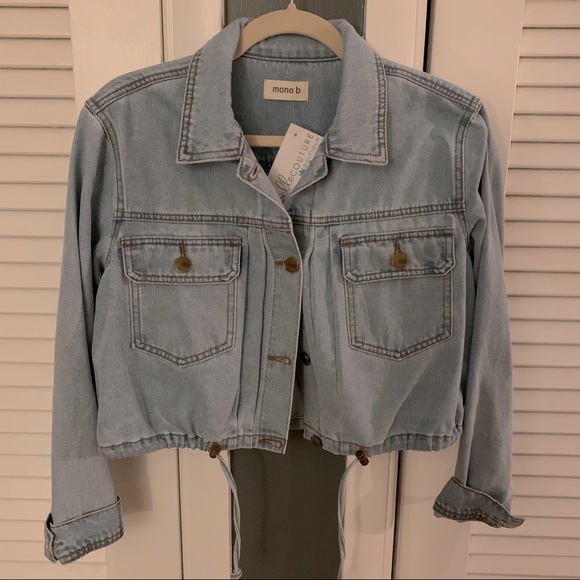 mono b clothing jean jacket
